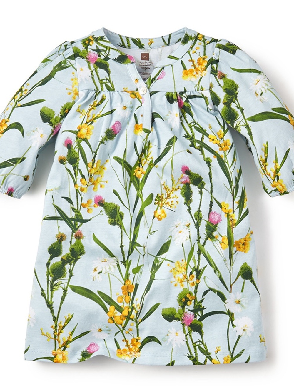 Tea Collection Rio Gallegos Dress 3T Blue Floral